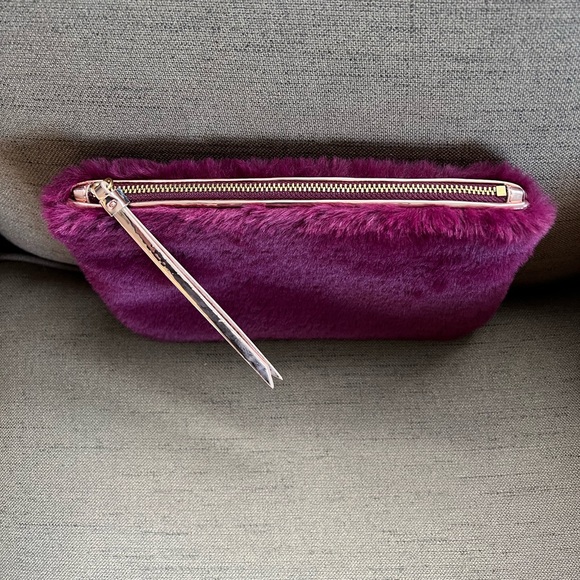 Faux Fur Small Purse. Gorgeous Color. - Picture 3 of 5